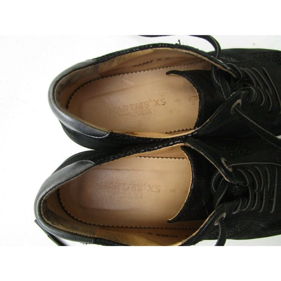 Hartjes Shoes Hartjes Xs Casual 2 Shoes Black Suede Walking Lace Up